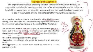 Albert Bandura Social Learning Theory| Bobo Doll Experiment| Four Mediational Process of Learning