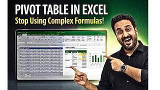 Excel Pivot Table EXPLAINED in 10 Minutes(Productivity tips included )