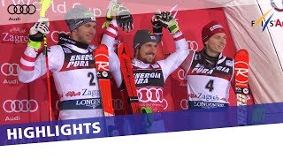 Hirscher achieves historical record in Zagreb Slalom | Highlights