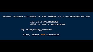 Python Program to Check Palindrome | Step-by-Step Guide