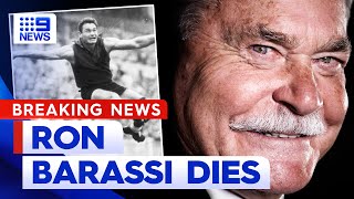 AFL legend Ron Barassi dies age 87 | 9 News Australia