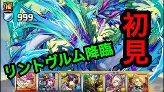 【パズドラ】リントヴルム降臨初見