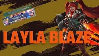 MOBILE LEGEND - LAYLA DISURH AFK SAMA BALMOND MALAH TRIPLE KILL