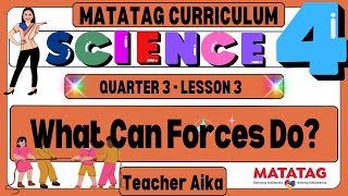 MATATAG Science 4 Grade 4 Quarter 3 Lesson 3 What Forces Can Do?