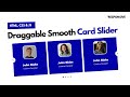 How to Make Card Slider in HTML CSS & JS | Responsive Draggable Slider JS | fD