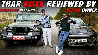 Thar Roxx Reviewed By Verna Owner Shocking 🤯 Reactions 😱 |