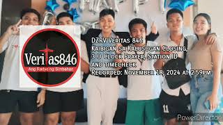 DZRV Veritas 846 Afternoon Aircheck (November 2024)