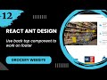React JS #12 - Use back top component to work on footer