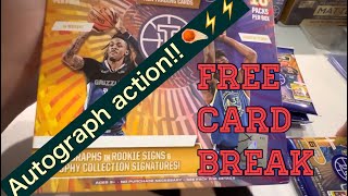 2021 Panini illusions basketball mega box break free cards autograph retail exclusive