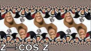 Obama deformed by holomorphic complex functions (conformal map)