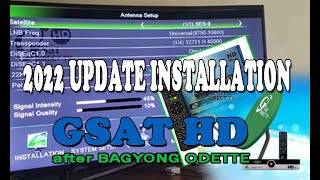 GSATHD | PAANO MAG INSTALL NG GSAT HD | UPDATE 2022 INSTALLATION