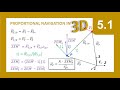 Proportional Navigation in Three Dimensions with Zero Effort Miss - Section 5 Module 1