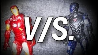 Iron Man vs War Machine (STOP MOTION)