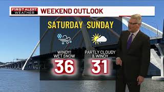 First Alert Forecast - Rainy Thursday with mild temperatures