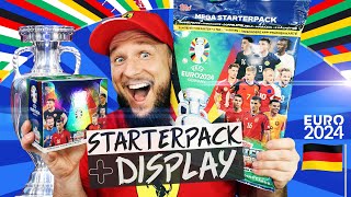 EURO 2024 MEGA STARTERPACK + RIESEN DISPLAY Unboxing | DEUTSCH | TRADING CARDS