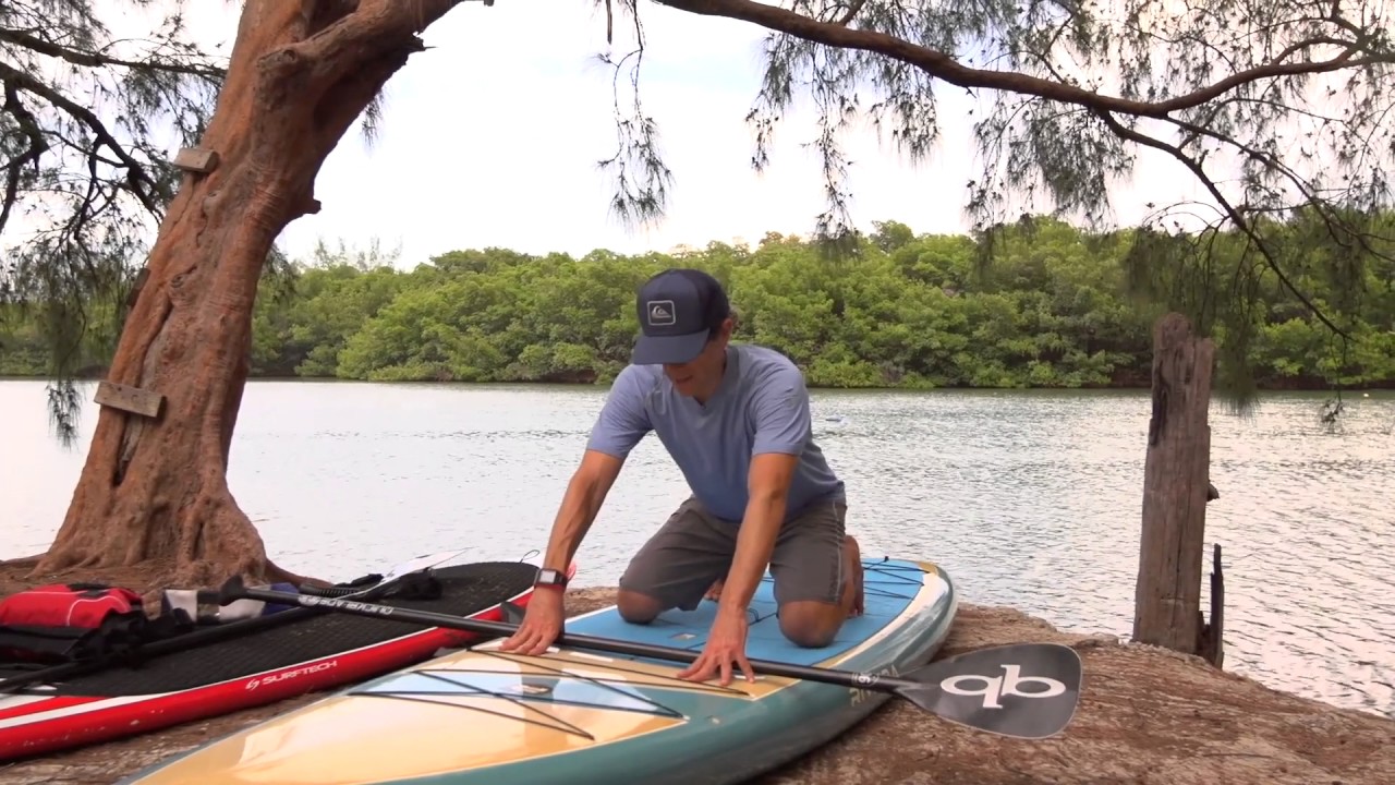 ProTips: How To Get On A Stand-Up Paddleboard - YouTube