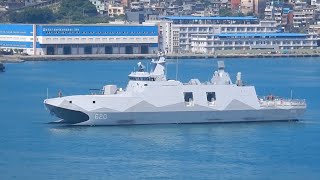 基隆港--海軍 沱江級巡邏艦三號艦-富江號巡邏艦(PGG-620) 出港~