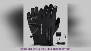 Guantes calefactables con pantalla tÃ¡ctil USB para hombre y mujer guantes tÃ©rmicos para motociclet