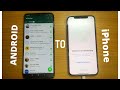 Whatsapp Chats Transfer From Android To iPhone Using Same Number [2021]
