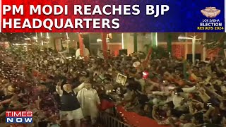 PM Narendra Modi Reaches BJP headquarters | Lok Sabha Election Result 2024 | BJP