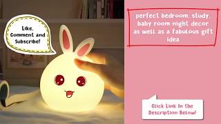 Cute LED Rabbit Night Light 2018