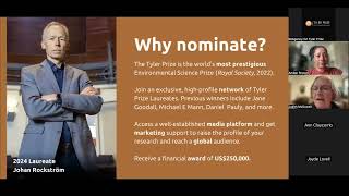 Tyler Prize Nomination Process and Procedure Webinar