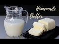 2-Ingredient Homemade Butter (SO EASY)