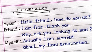Conversation Between Two Friends About Exam Preparation In English | Study Koro |