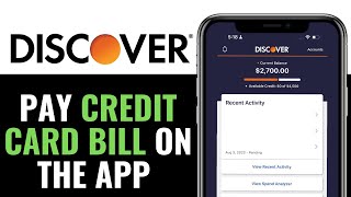 How to Pay Your Discover Credit Card Bill on the App 2025 (QUICK GUIDE)