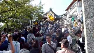 平成24年 荒川神社 本宮 西庄屋台 階段上り