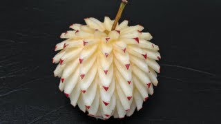 Best Apple Mothers Day Flower - Int Lesson 5 By Mutita Thai Art Of Fruit And Vegetable Carving