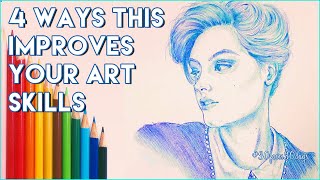 How Artists Can IMPROVE THEIR SKILLS with a 30 DAY PORTRAIT CHALLENGE #sktchyapp #howtodraw
