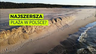 To musi być najszersza plaża w Polsce