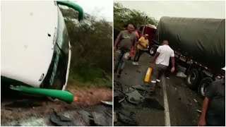 Grave accidente de tránsito en la Troncal del Caribe