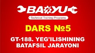 🔴DARS №5★BAOYU GT-188: TIKUV MASHINA YEG'ILISHINING BATAFSIL JARAYON★QANDAY QILIB STOL YEG'ILADI