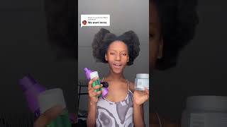 Watch me style my natural #afro hair with me #oqhair #naturalhair #naturalhairstyles #curlyhair