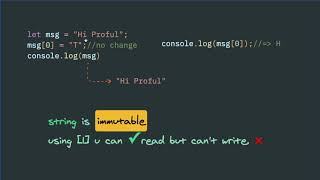 javascript 101 string basics