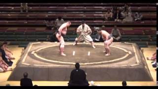 Oazuma vs Notozakura Day 3 Sumo Natsu Basho May 2014