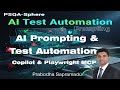 Generating and executing automation test scripts using AI prompts -Github Copilot and Playwright MCP
