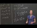 integration by completing the square mit 18.01sc single variable calculus fall 2010