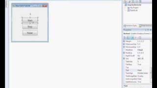 Visual Basic Tutorial - Stop Clock