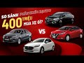 So Sánh Xe Mitsubishi Attrage, Mazda 2, Suzuki Ciaz, Nissan Almera | 400 Triệu Mua Xe Gì?