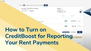 How to Turn on CreditBoost for Reporting Your Rent Payments | Avail Landlord Software