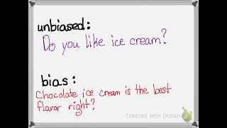 Bias vs Unbiased