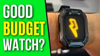 Finally a Good Budget Amazon Smart Watch! AMAZTIM C20 Review (Android \u0026 iOS)