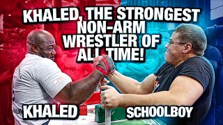 KHALED, THE STRONGEST NON-ARM WRESTLER OF ALL TIME