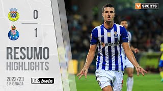 Highlights | Resumo: FC Arouca 0-1 FC Porto (Liga 22/23 #31)