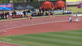 20190413_第１回宮崎県記録会_一般・高校女子_400m_3組