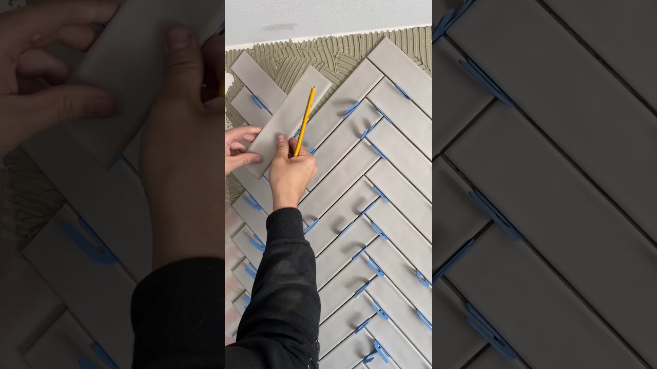 Cutting Tiles For Herringbone At Nicholas Erwin Blog