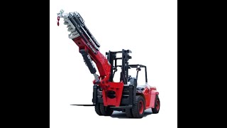 Detachable forklift attachment jib boom